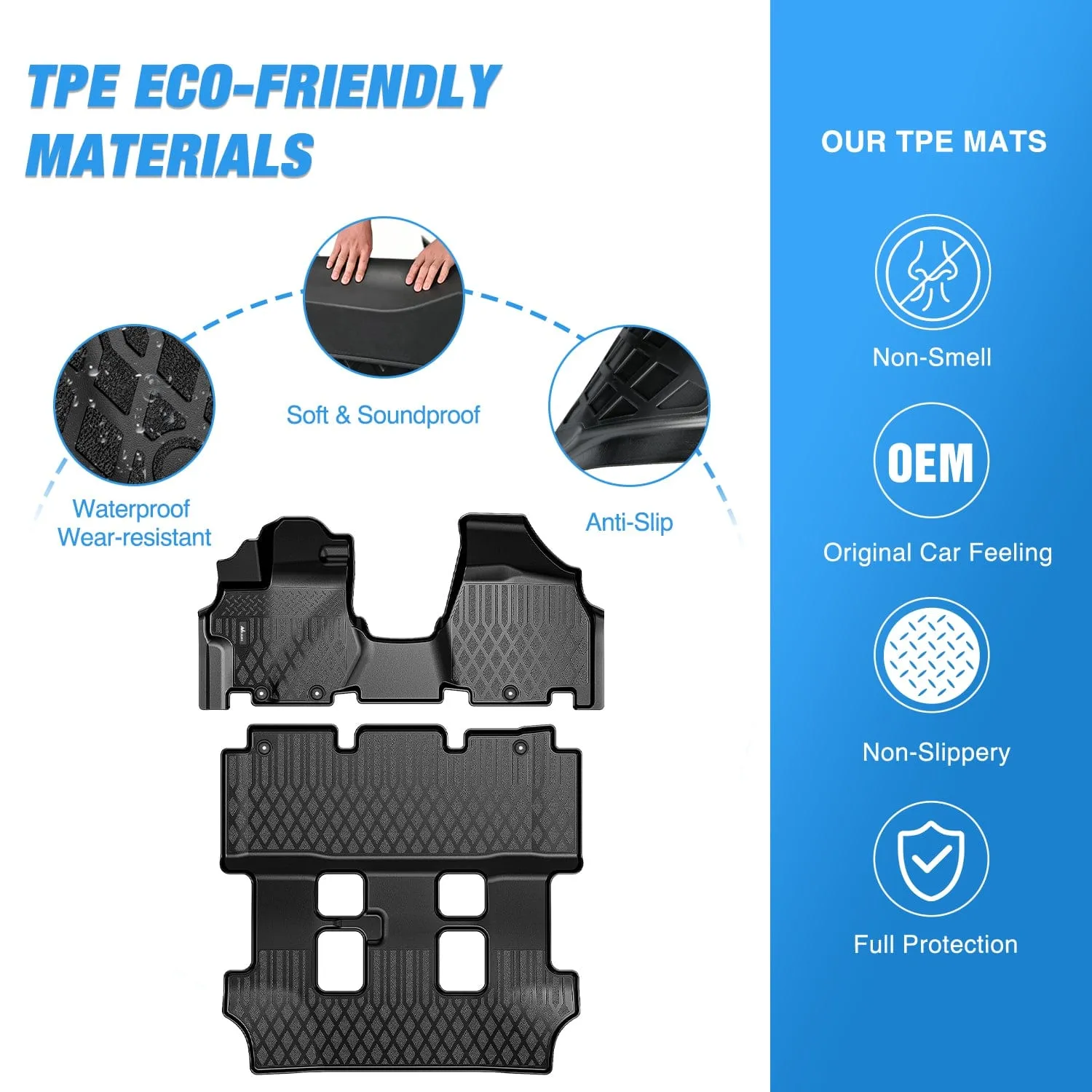 2011-2017 Honda Odyssey TPE Floor Mats