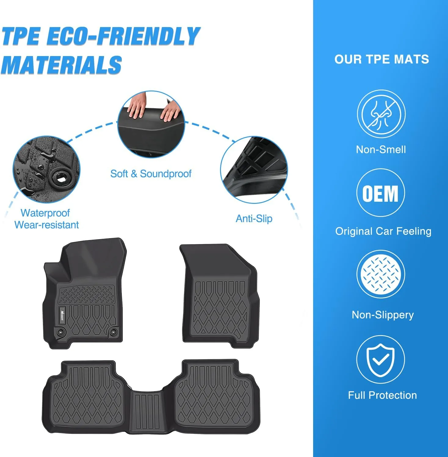2011-2020 Dodge Journey TPE Floor Mats