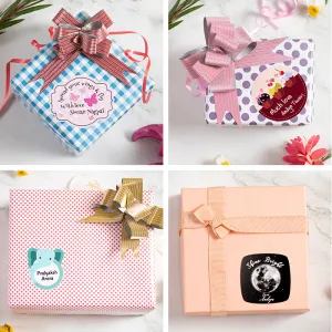 Adorable Personalised Gift Sticker - Cute Shape - Set of 40
