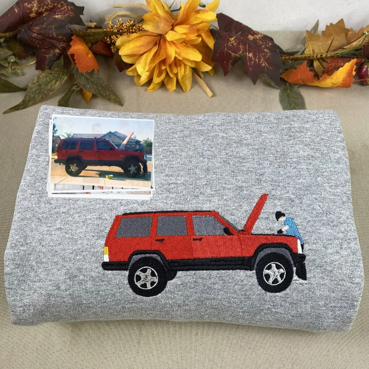Car Guy Twin Pack: Embroidered Sweatshirt & Hat