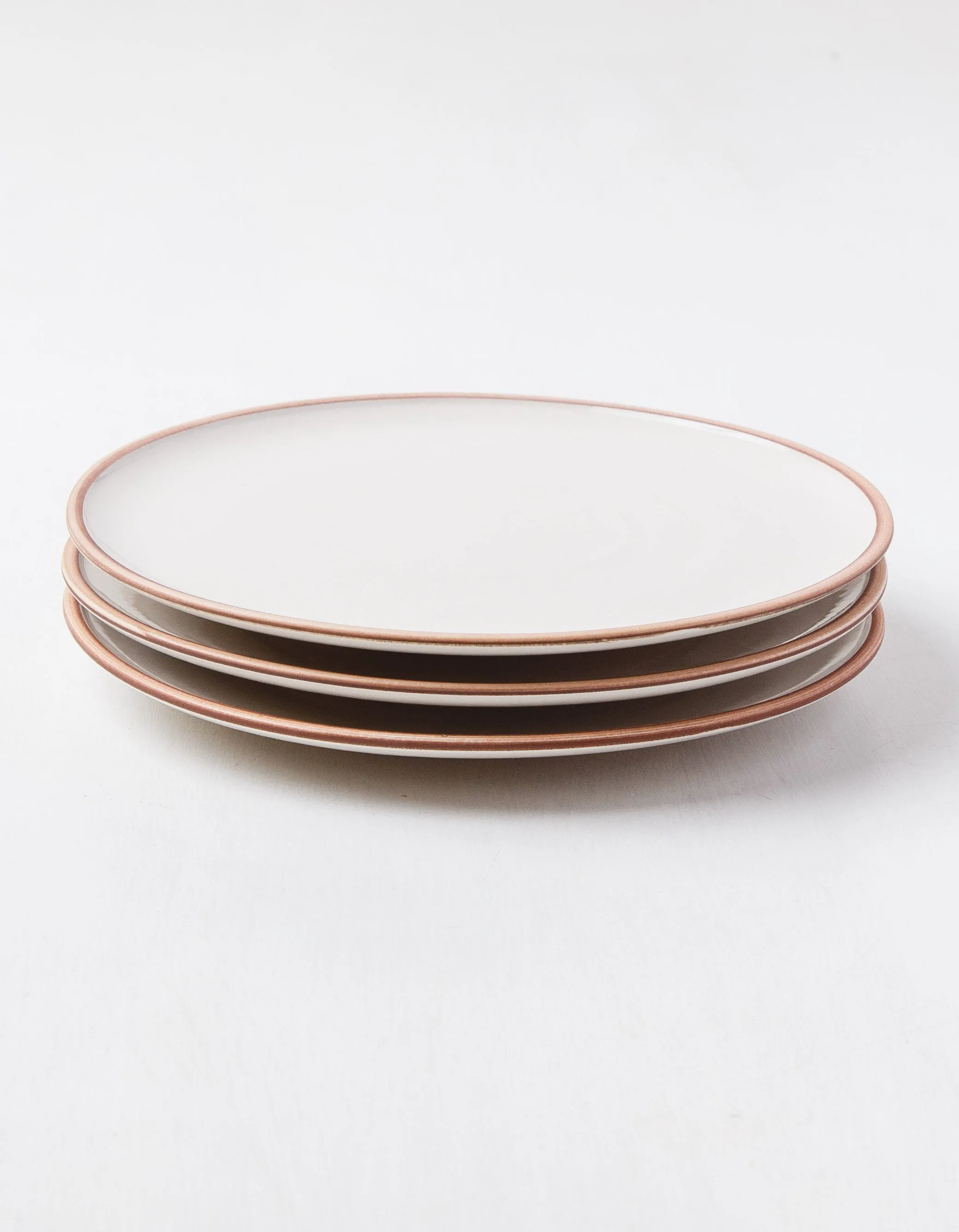Ivory Porcelain Plates Drew and Garret
