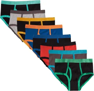 MALLARY BY MATTHEW Boys 100% Cotton Briefs Underwear (8 Pack or 16 Pack)