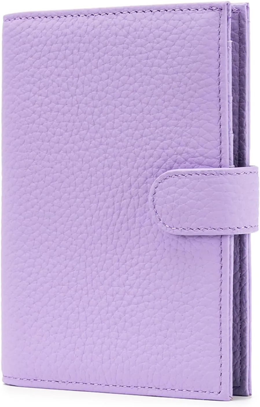 RFID Passport Holder Travel Wallet for Women, Leather Passport Cover Wallet with Card Holders SIM Slots,Zippered Coins Pocket and Cash Slot Slim Compact Travel Wallet (Taro Purple)