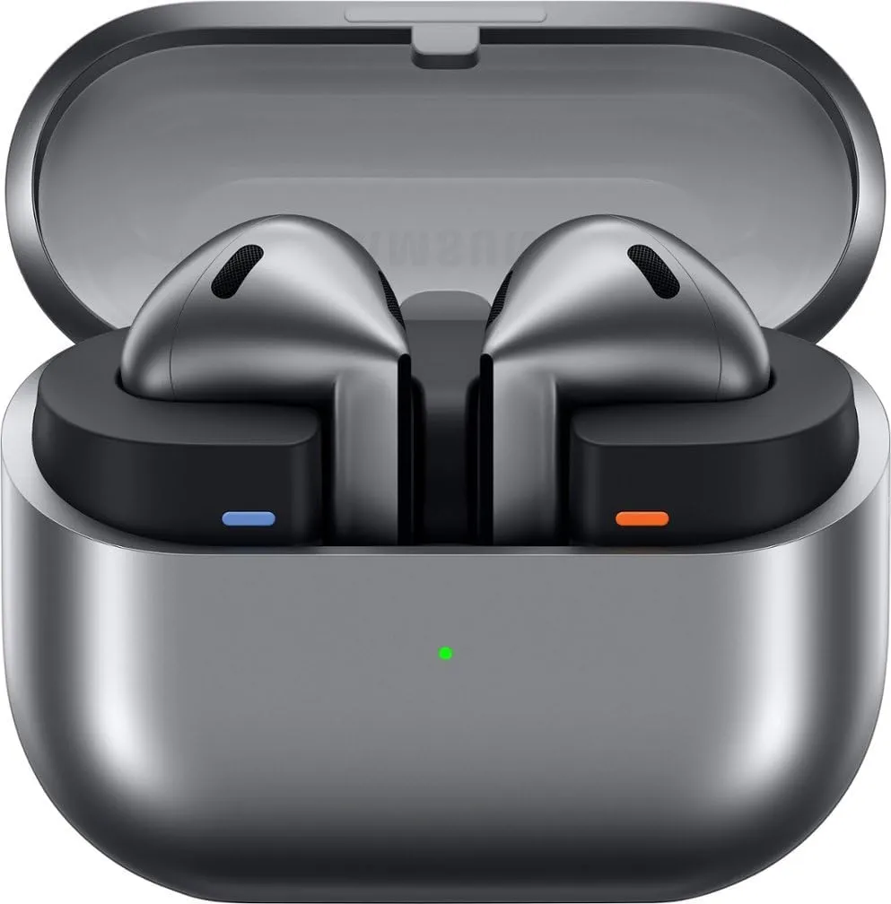 SAMSUNG Galaxy Buds3 (2024, ANC) Water Resistant, AI Real-Time Language Interpreter, True Wireless Bluetooth 5.4 Earbuds, Hi-Fi Sound, Noise Cancelling, Touch Control, International Model (Silver)
