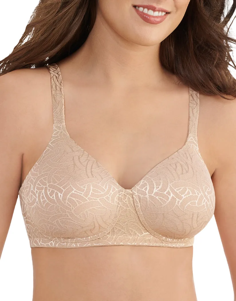 Vanity Fair Body Shine Full Coverage Wirefree Jacquard Bra 72298